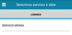 Servizio mensa